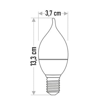 Cata 7 Watt E14 Duy Beyaz Işık 6500 Kelvin Led Buji Ampul