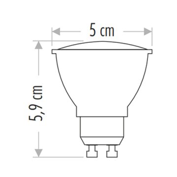 Cata 4 Watt GU10 6500K Beyaz Işık Led Ampul CT-4240