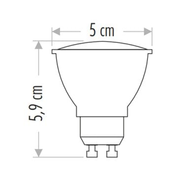 Cata 4 Watt GU10 Beyaz Işık  6500 Kelvin Led Ampul