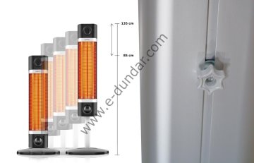 Veito 1800 W.Kumandalı Karbon Isıtıcı + Ayak Hediyeli