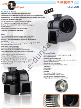 Dündar CM 16.2 R Salyangoz Aspiratör Fan 220 Volt Right