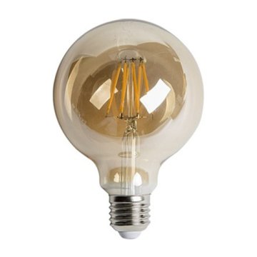 Cata 6 Watt E27 Duy Amber Işık 1800 Kelvin G95 Glop Rustik Led Ampul