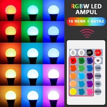 Osram 9W RGB-Uzaktan Kumandalı E-27 Led Ampul