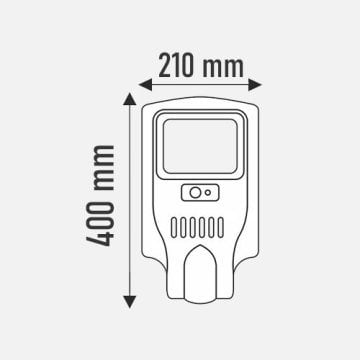 Cata 20 Watt Fotoselli Sensörlü Solar Led Sokak Aydınlatma CT-4690