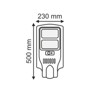 60 Watt Fotoselli Sensörlü Solar Led Sokak Aydınlatma Helios HS 3801