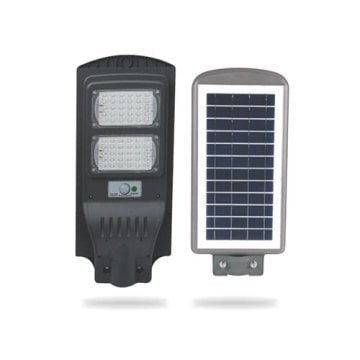 Helios 60 Watt Fotoselli Sensörlü Solar Led Sokak Aydınlatma Beyaz Işık 6500 Kelvin 6000 Lümen HELI-HS3801