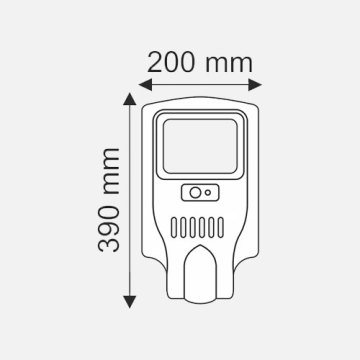 Helios 30 Watt Fotoselli Sensörlü Solar Led Sokak Aydınlatma Beyaz Işık 6500 Kelvin 3000 Lümen HELI-HS3800