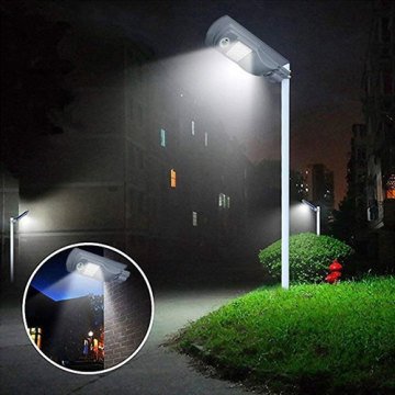 Helios 30 Watt Fotoselli Sensörlü Solar Led Sokak Aydınlatma Beyaz Işık 6500 Kelvin 3000 Lümen HELI-HS3800