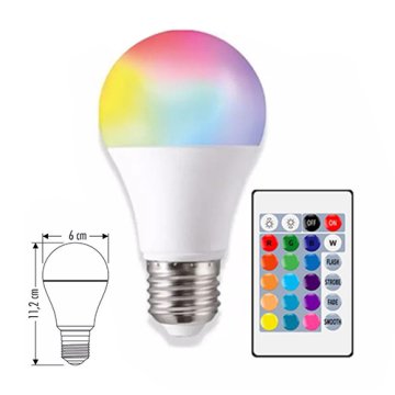 Cata 9 Watt E27 Duy Kumandalı RGB  Kumandalı Dimmerli Led Ampul