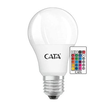 Cata 9 Watt E27 Duy Kumandalı RGB  Kumandalı Dimmerli Led Ampul