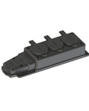 Nead 1X16 Kauçuk Üçlü Grup Priz Monofaze 4103