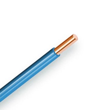 NYA 2.5 mm Hes Kablo Mavi 100 Metre H07V-U, H07V-R