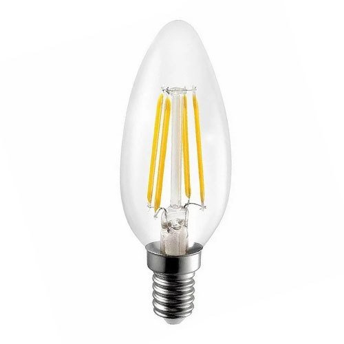 Cata 4 Watt E14 Duy Günışığı 3200 Kelvin Edison Led Düz Buji Filament Ampul