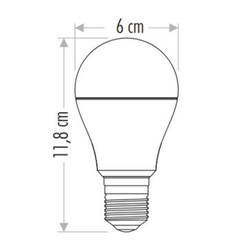 Cata 12 Watt E27 Duy Beyaz Işık 6500 Kelvin Led Ampul
