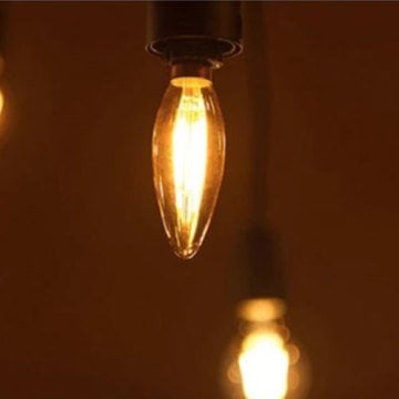 Cata 4 Watt E14 Duy Amber Işık 2500 Kelvin Rustik Led Dekoratif Buji Ampul