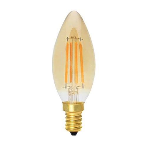 Cata 4 Watt E14 Duy Amber Işık 2500 Kelvin Rustik Led Dekoratif Buji Ampul
