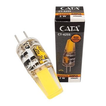 Cata 2 Watt G4 Duy Günışığı 3200 Kelvin Led Kapsül Ampul