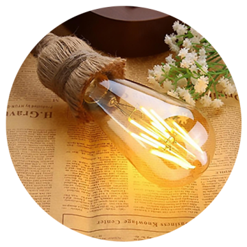 Cata 6W Rustik Amber Led Ampul ST64 CT-4284