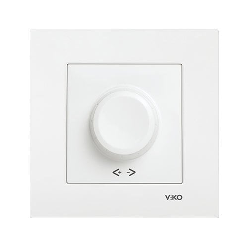 Viko Karre Beyaz Rotatif Dimmer RL 600W