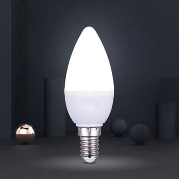 Helios 5 Watt E14 Duy Beyaz Işık 6500 Kelvin Buji Led Ampul