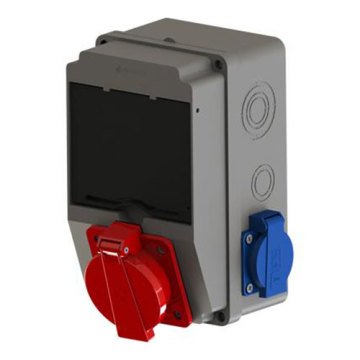 Nead 3X25A 1 Adet Ön + 1X16A 2 Adet Yan Kombinasyon Priz