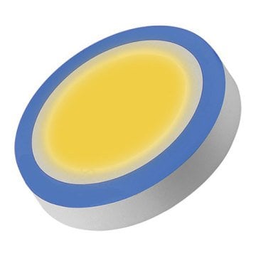 Forlife 23 Watt Sıva Üstü Yuvarlak Led Panel Günışığı+Mavi Çift Renk 1840 Lümen