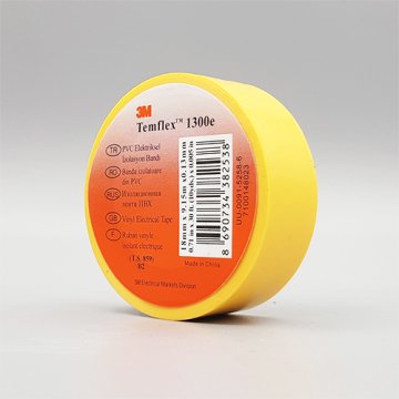 3M 19mm x 10mt. Pvc Elektrik Izole Bant Sarı Izolasyon Bandı