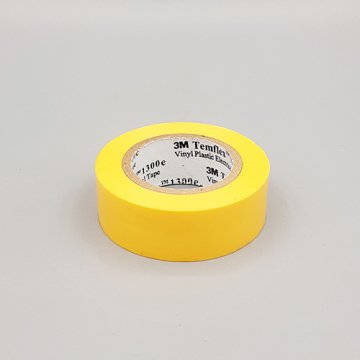 3M 19mm x 10mt. Pvc Elektrik Izole Bant Sarı Izolasyon Bandı