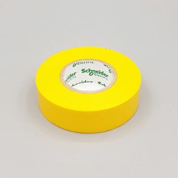 Schneider 19mm x 20mt. Pvc Elektrik Izole Bant Sarı Izolasyon Bandı