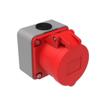 Bemis 5X16A CE NORM Duvar Prizi (3P+E+N) 380V BC1-1505-2510