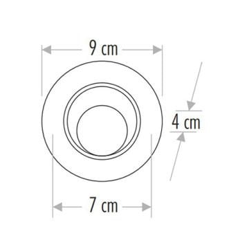 Cata 5 Watt Akik Led Spot Armatür 3200K Günışığı CT-5204