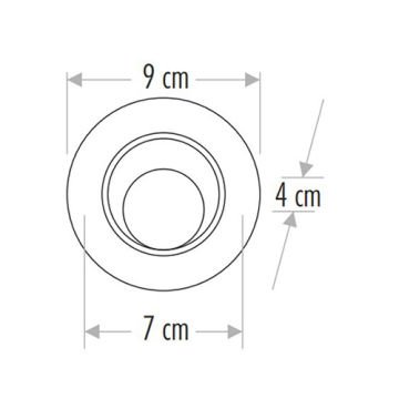 Cata 5 Watt Akik Sıva Altı Led Spot Gün Işığı 3200 Kelvin 420 Lümen