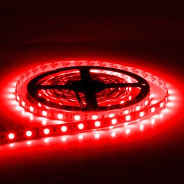 İç Mekan Şerit Led Cata 12V Kırmızı 5 Metre Paket CT4482