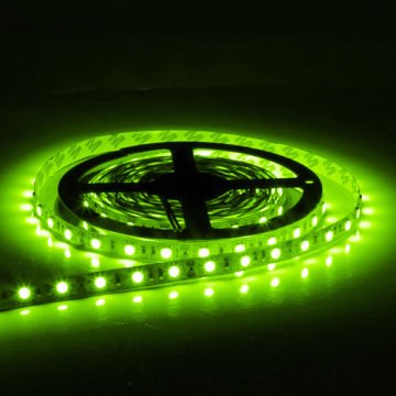 İç Mekan Şerit Led Cata 12V Yeşil 5 Metre Paket CT4483