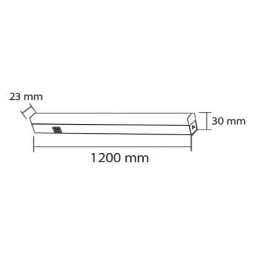 İnce LED Bant Armatür Noas 120 cm 18W Günışığı YL97-1801