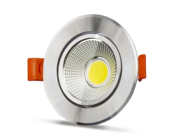 Noas 5 Watt Mercan Sıva Altı Krom Kasa Led Spot Beyaz Işık 6400 Kelvin 450 Lumen