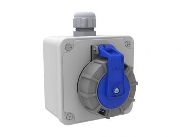 Bemis 1X16A IP68 220 V. Duvar Prizi BS1-1402-7510