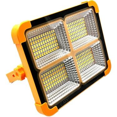 Noas Solar Şarjlı 200 Watt Projektör + Çakar Ip66