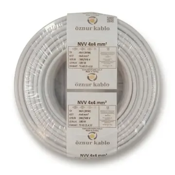 NYM 4x4 Öznur Kablo Antigron 100 Metre 05VV-U, 05VV-R