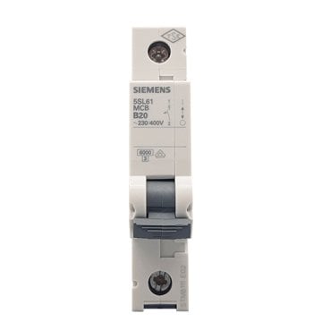 Otomat Siemens B 1X20 Amper Sigorta 5SL6120-6YA