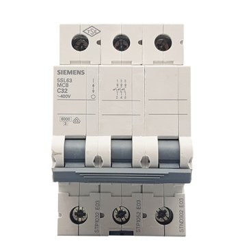Üç Fazlı Otomat Siemens C 3X32 Amper Sigorta 5SL6332-6YA7