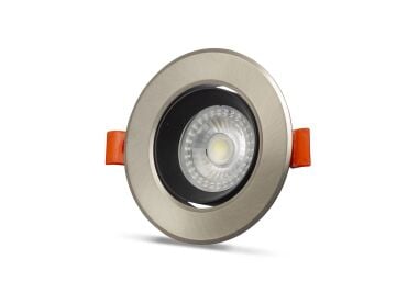 Noas 5 Watt Nemrut Sıva Altı Krom Kasa Led Spot Beyaz Işık 6500 Kelvin 450 Lümen