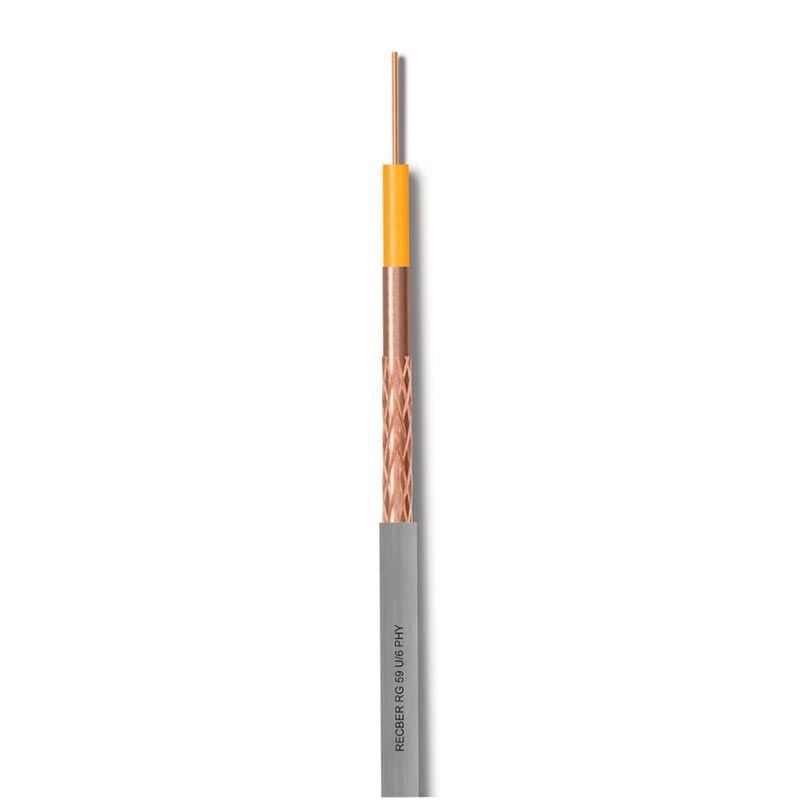 Reçber RG59 U/6 PHY-PVC CU/CU Kamera Kablosu 307056