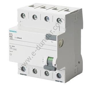 Siemens 3x100A 300mA Kaçak Akım Koruma Rölesi 5SM3648-0