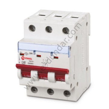 Üç Fazlı Otomat Makel C 3X25 Amper Sigorta MKL27016006