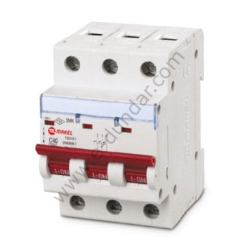 Üç Fazlı Otomat Makel C 3X32 Amper Sigorta MKL27016007